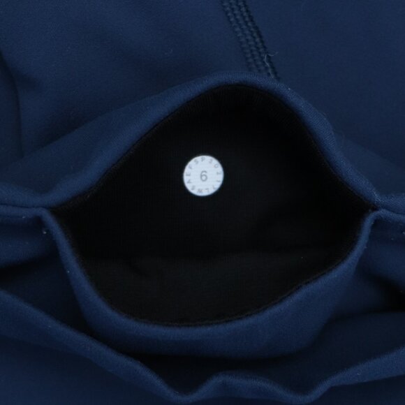 Lululemon Women's Sz 6 Blue Wunder Under High Rise Stretch Activewear Leggings - Picture 8 of 8